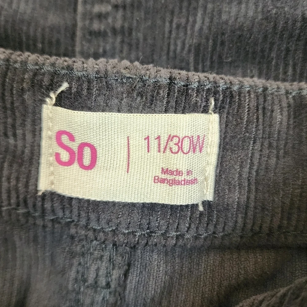 So Corduroy Botton Front  Mid Rise Mini Skirt